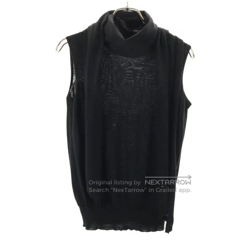 Hermes Hermes Wool silk vest with scarf decoration Size XS / US 0-2 / IT 36-38 - 2 Thumbnail