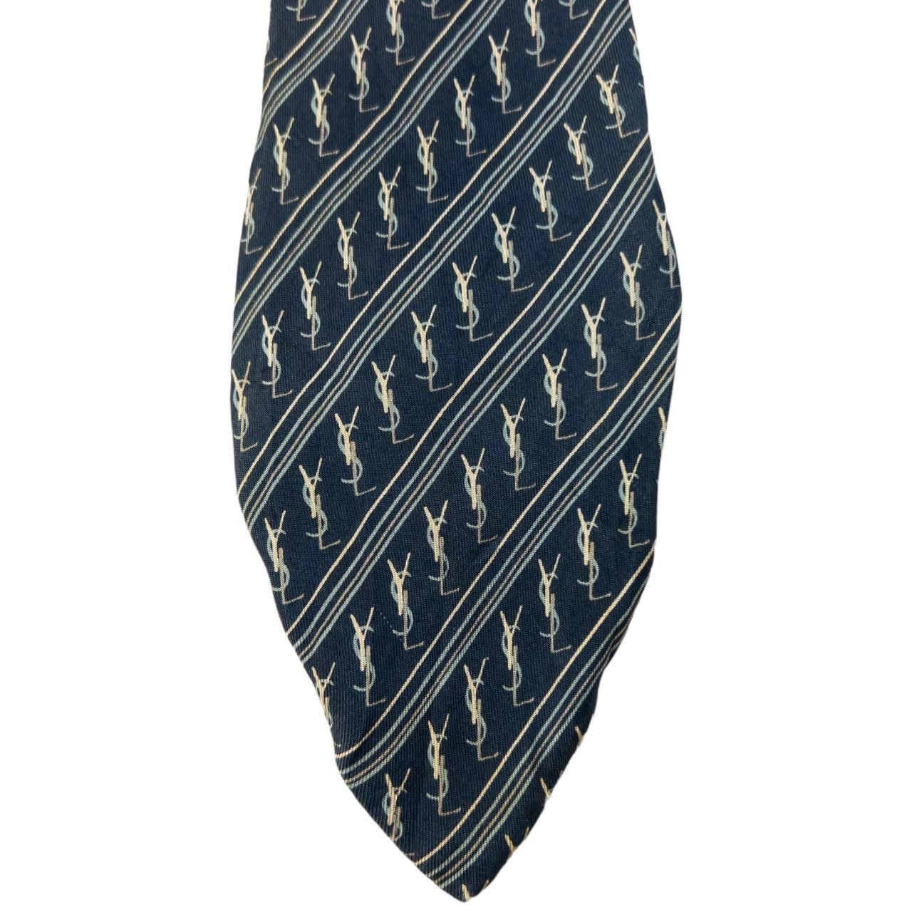 Yves Saint Laurent Vintage YSL Yves Saint Laurent Monogram Tie Size ONE SIZE - 8 Thumbnail