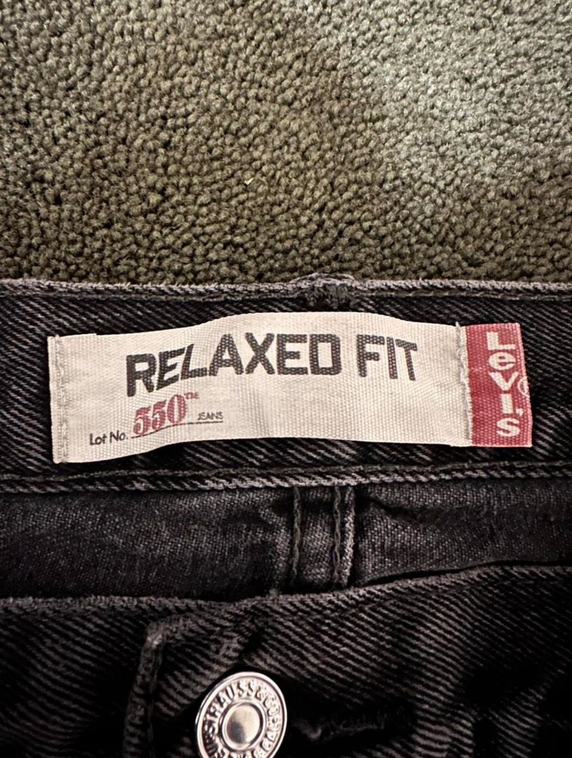 Levi's Black washed Levi's 550 straight leg jeans Size US 40 / EU 56 - 5 Thumbnail
