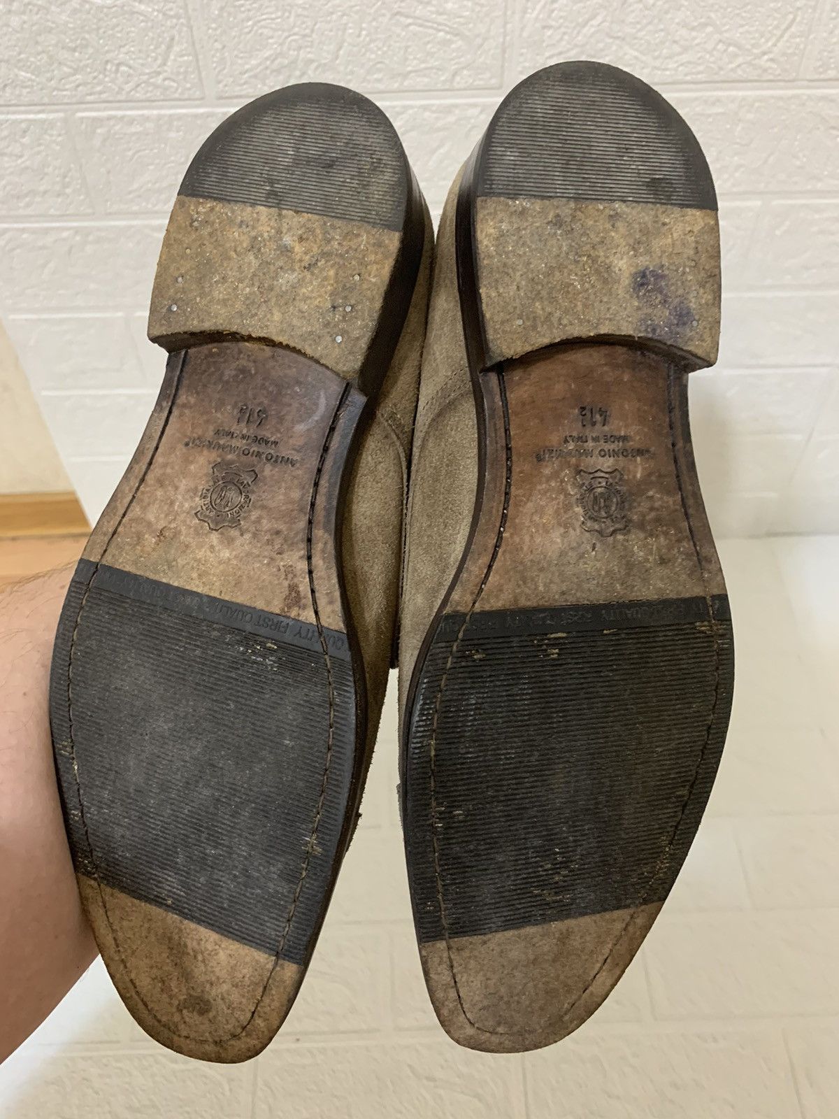 Antonio Maurizi Antonio Maurizi Suede Double Monc Strap Boots Made in Italy Size US 8.5 / EU 41-42 - 9 Thumbnail