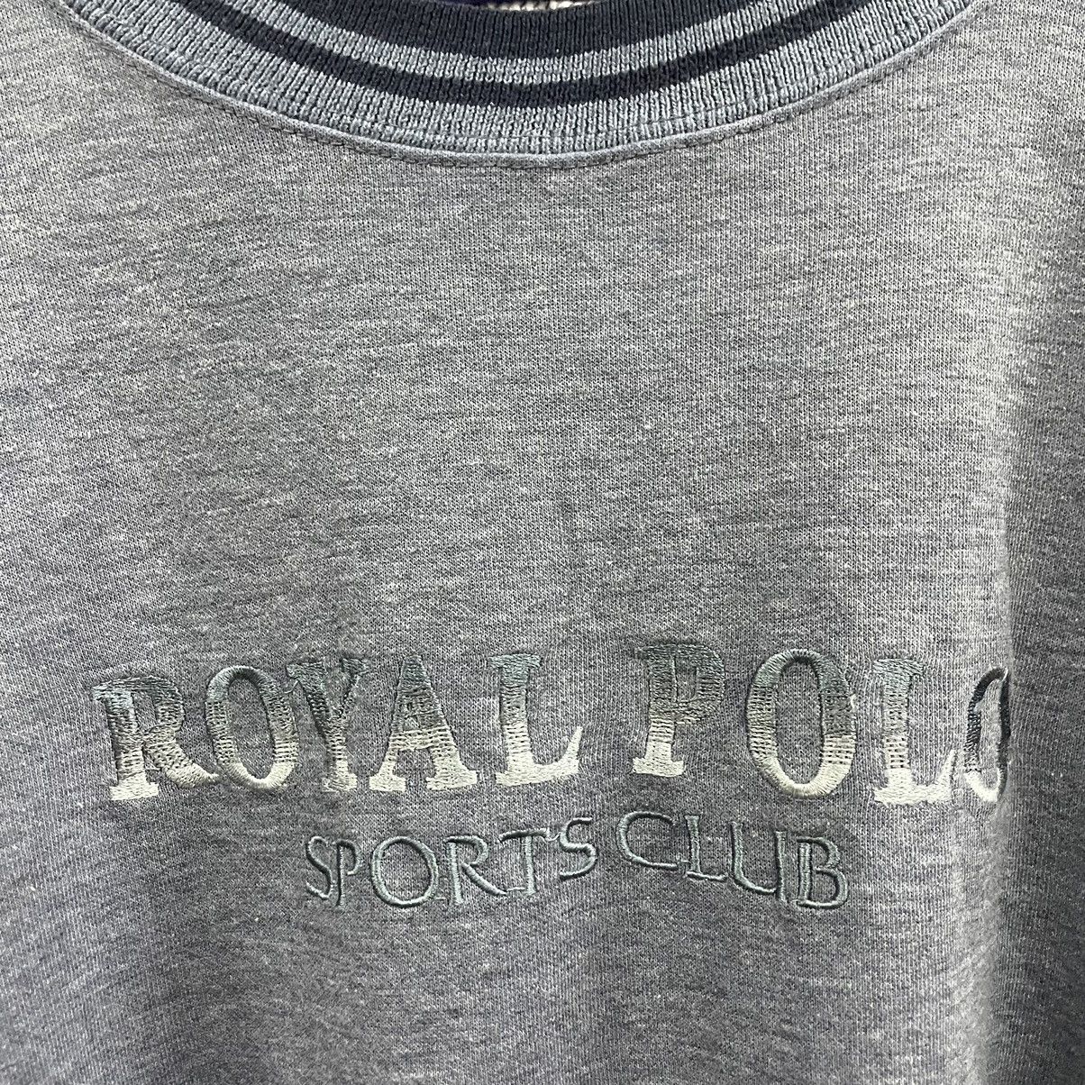 Polo Ralph Lauren × Vintage 🔥Vintage Royal Polo Sports Club Big Spellout Sweatshirts Size US M / EU 48-50 / 2 - 5 Thumbnail
