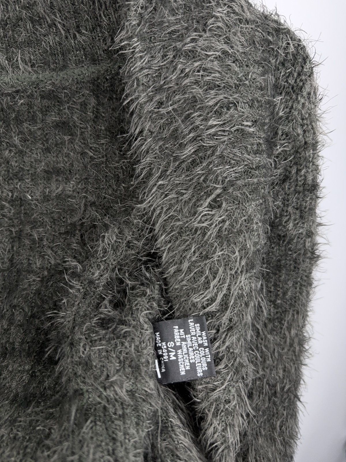 Japanese Brand Vintage Japanese Avant Garde Fuzzy Cropped Bolero Cardigan Size S / US 4 / IT 40 - 6 Thumbnail