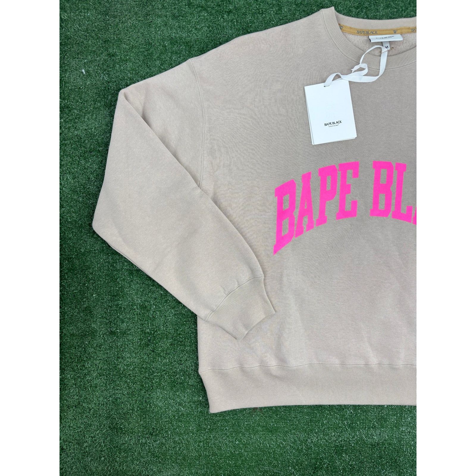 Bape BAPE Black Japan College Beige Crewneck Sweater Size Large Size US L / EU 52-54 / 3 - 3 Thumbnail