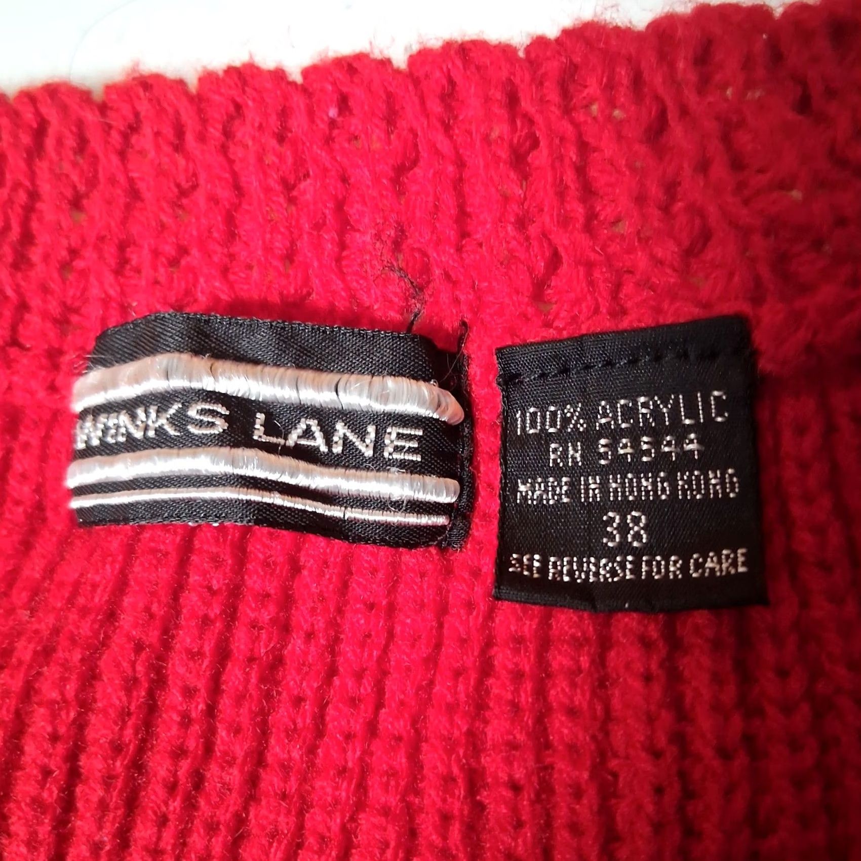 Etro Vintage Winks Lane 80s Retro Sweater Vest Red Ribbed Knit Womens Size 38 Size XS / US 0-2 / IT 36-38 - 5 Thumbnail