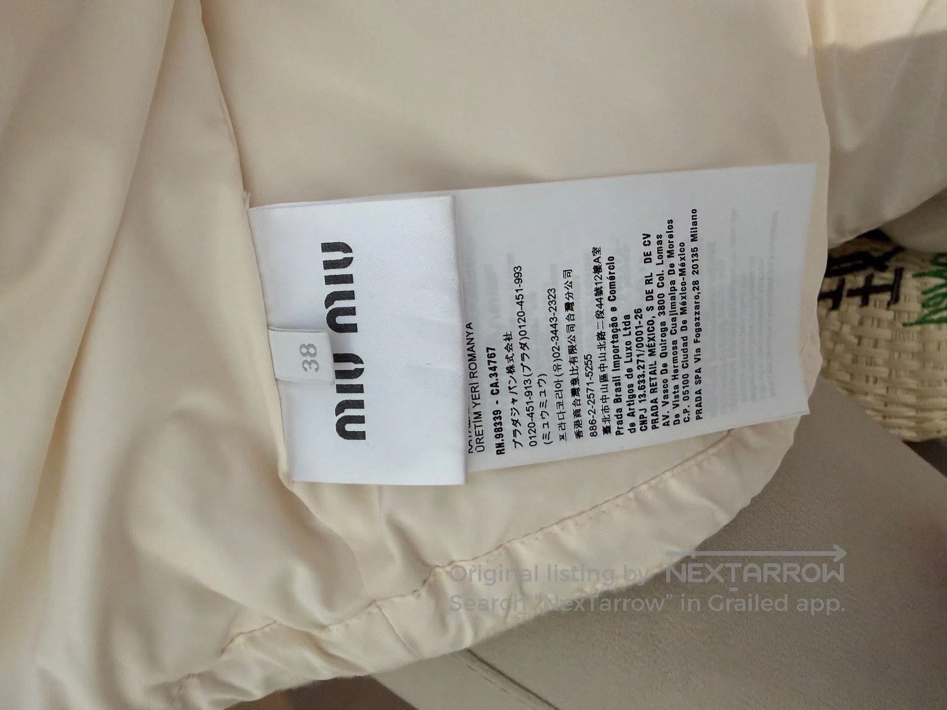 Miu Miu Miumiu Letter Colorblock Hooded Down Jacket. Size S / US 4 / IT 40 - 5 Thumbnail