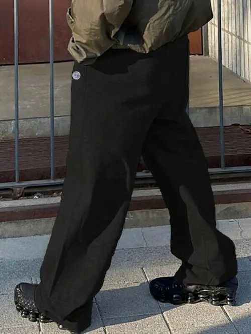 Designer × Japanese Brand Baggy streetwear drill Loose Sweatpants Size US 36 / EU 52 - 4 Thumbnail