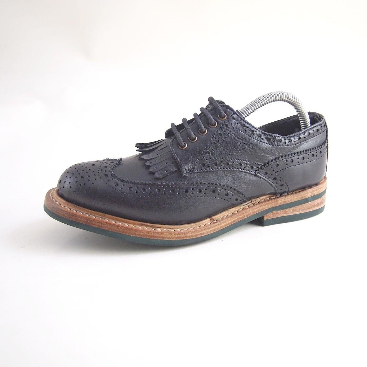 Barbour Barbour Fringe Brogues Oxford Blue Leather Size EU 37 US 7 Size US 7 / IT 37 - 1 Thumbnail