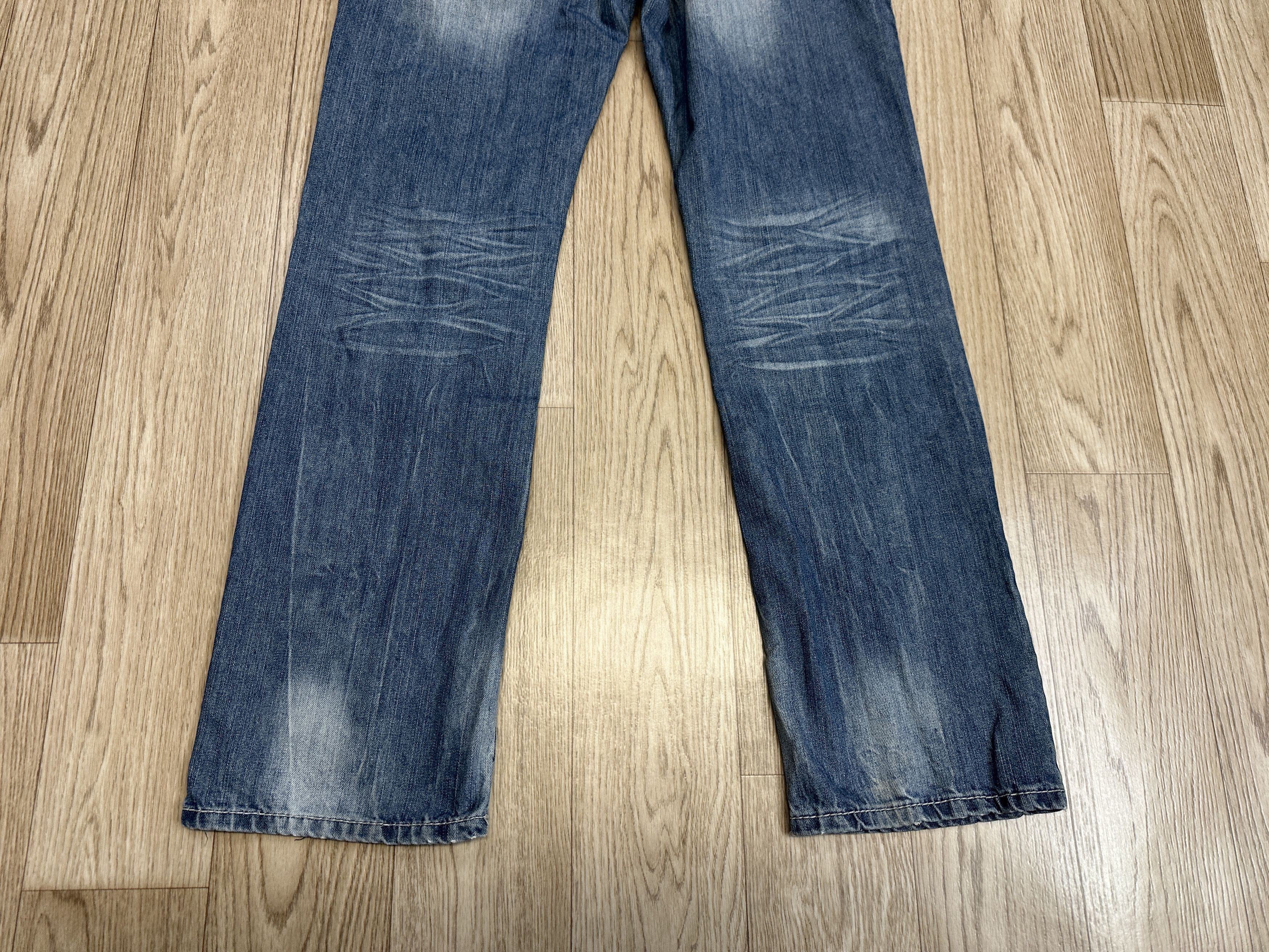 Affliction Y2K Style T.k. Axel Relaxed Straight Baggy Men's Jeans 30x32 Size US 30 / EU 46 - 4 Thumbnail