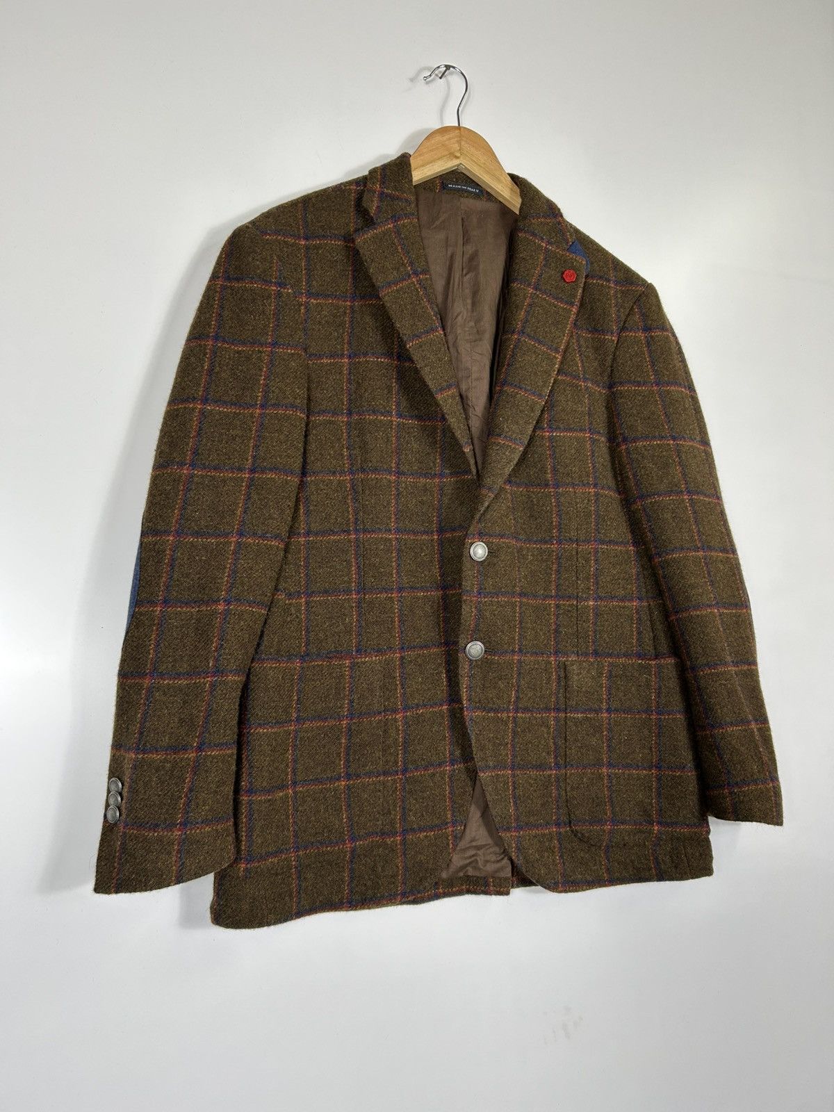Designer 🔥51 CINQUANTUNO Italian Wool Luxury Flannel Sport Coat Size US M / EU 48-50 / 2 - 2 Thumbnail