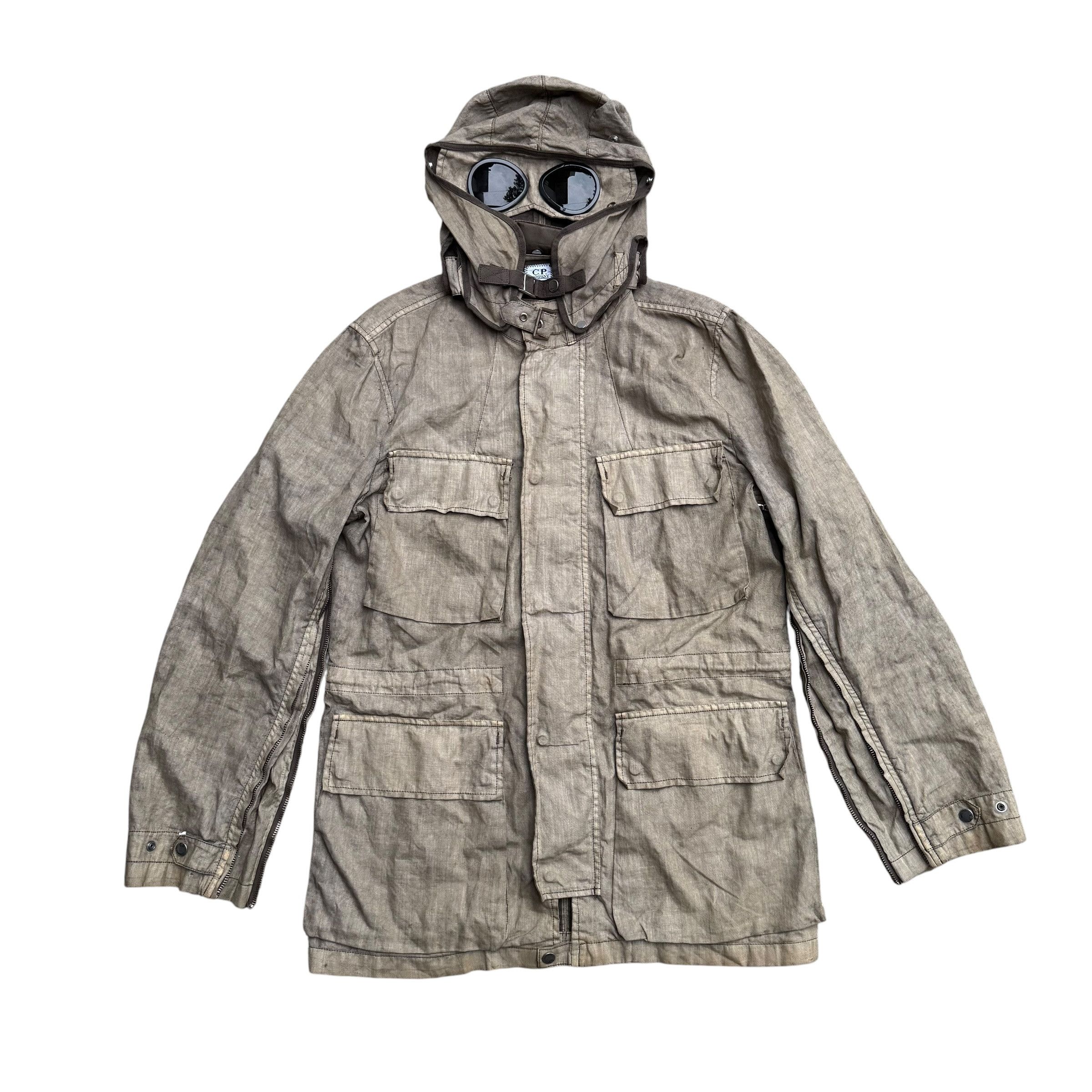 C.P. Company CP Company Linoflax Transparent Cover Goggle Jacket Size US M / EU 48-50 / 2 - 1 Thumbnail