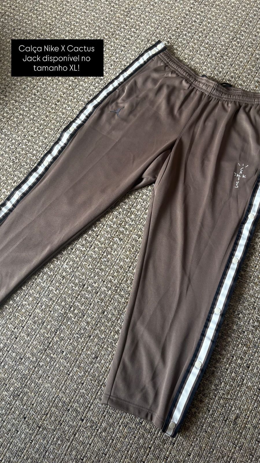 Jordan Brand × Travis Scott Jordan CactusJack by TravisScott MJ Track Pant PalominoBlack Size US 38 / EU 54 - 1 Thumbnail