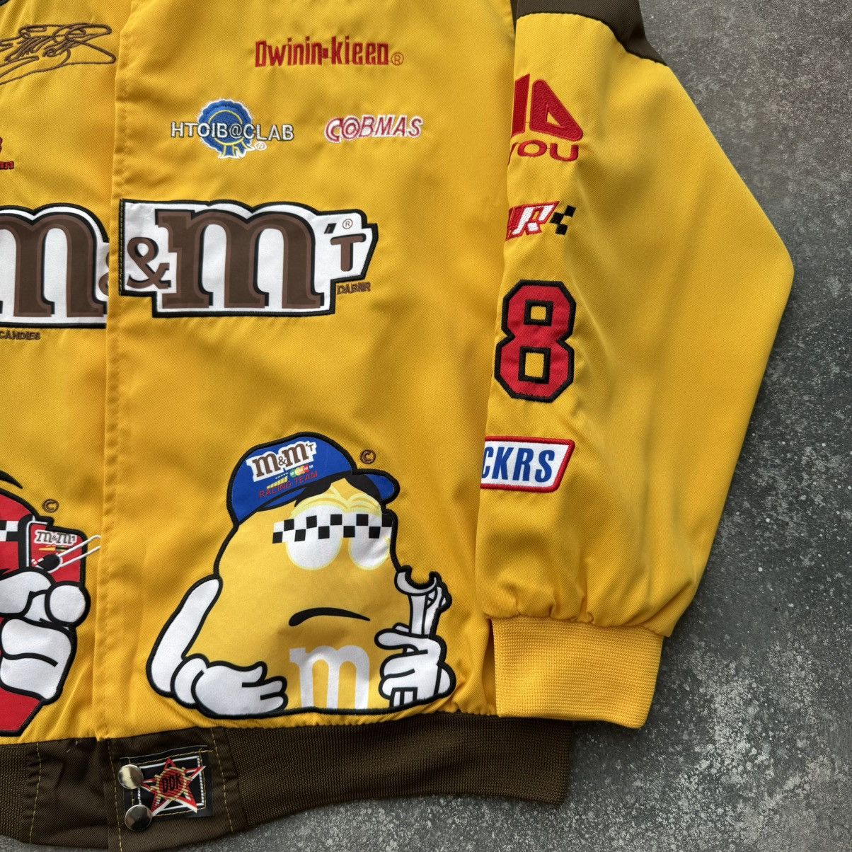 Vintage M&M Multi Logo Y2K Racing Light Bomber Jacket Size XL / US 12-14 / IT 48-50 - 8 Thumbnail