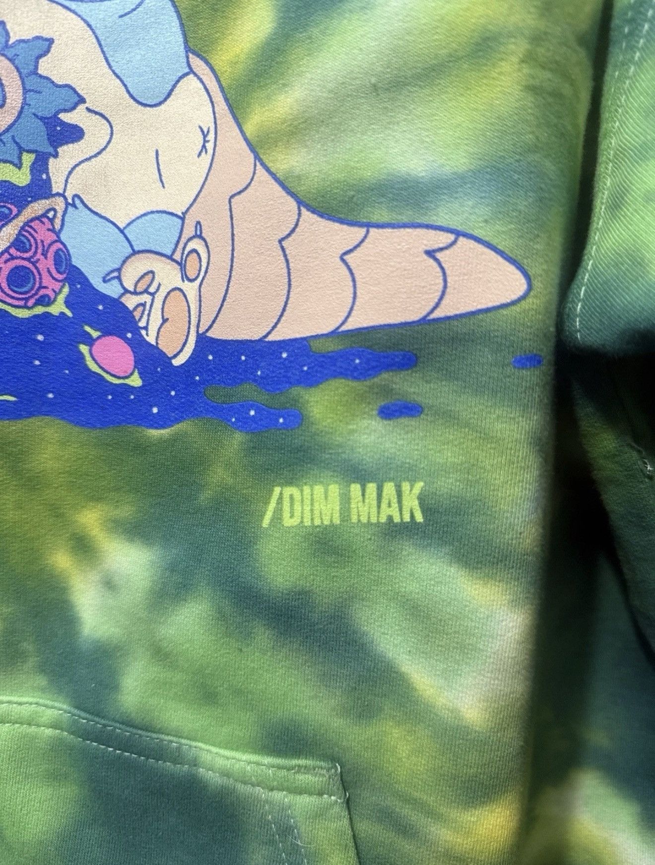 Other Rick and Morty x Dim Mak Green Tie Dye Hoodie XL Rare Collab Size US XL / EU 56 / 4 - 5 Thumbnail