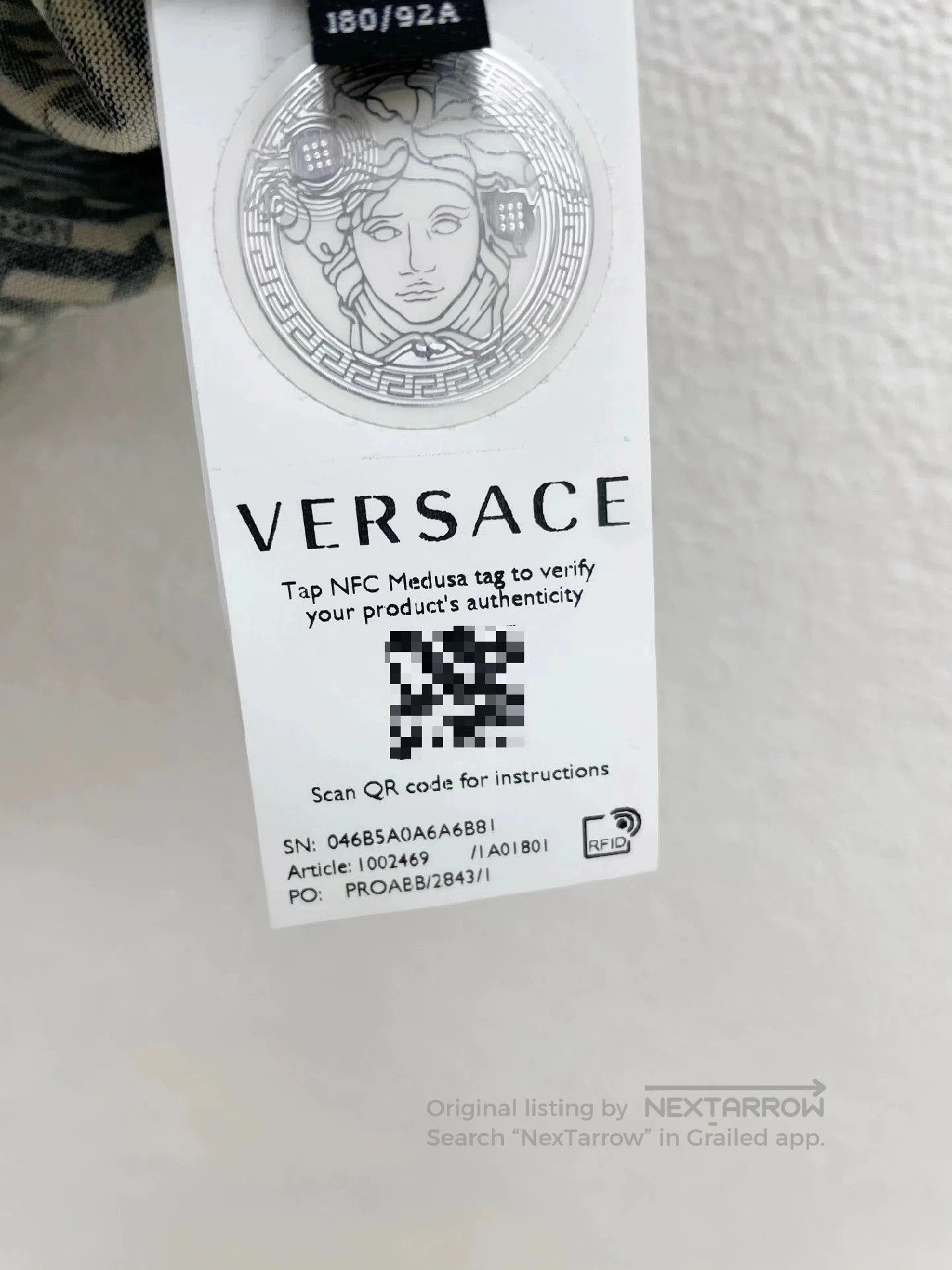 Versace VERSACE Cotton Short Sleeve T-Shirt. Size US XS / EU 42 / 0 - 6 Thumbnail