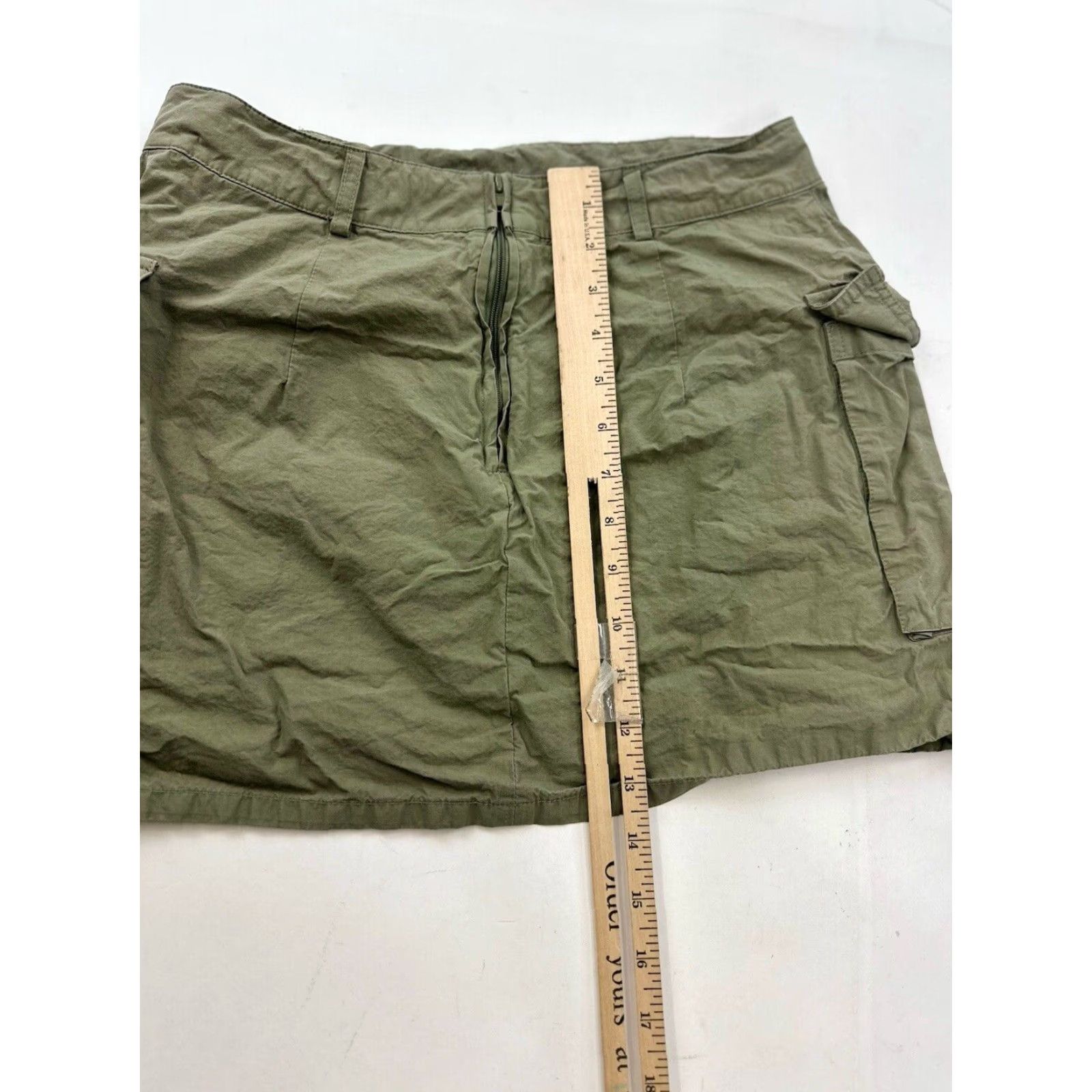 Vintage Elodie Skirt Women’s M Medium Green Cargo Mini Gorpcore Trail Size 32" / US 10 / IT 46 - 6 Thumbnail