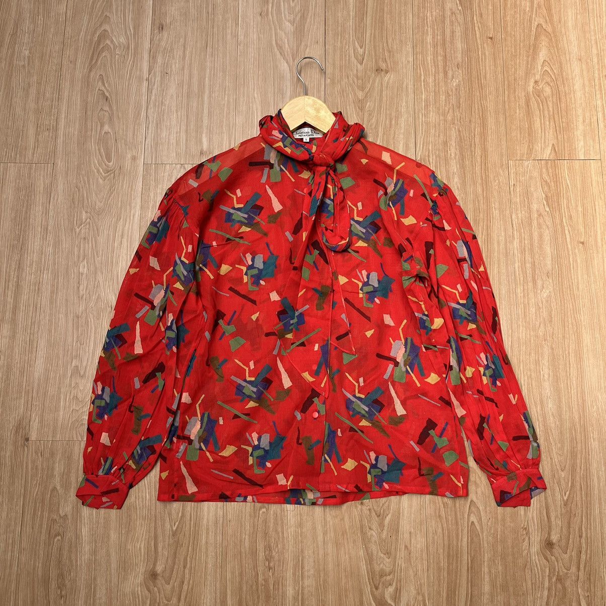 Christian Dior Monsieur × Vintage Vintage 90s Christian Dior Preta A Porter Luxury Button Ups Size S / US 4 / IT 40 - 1 Thumbnail