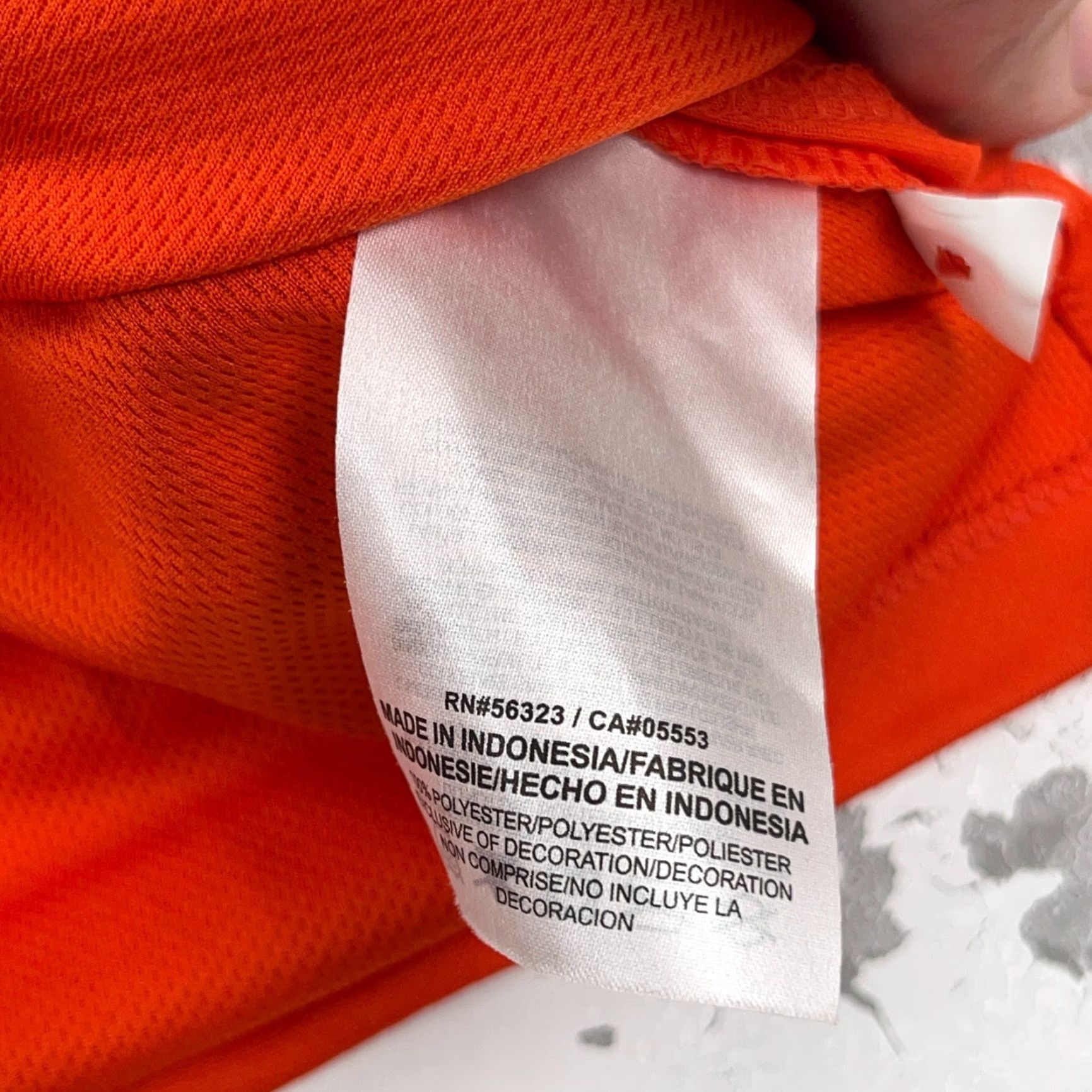 Nike Nike Polo Shirt Men Medium Orange White Dri-Fit Performance Golf Wicking Adult Size US M / EU 48-50 / 2 - 5 Thumbnail