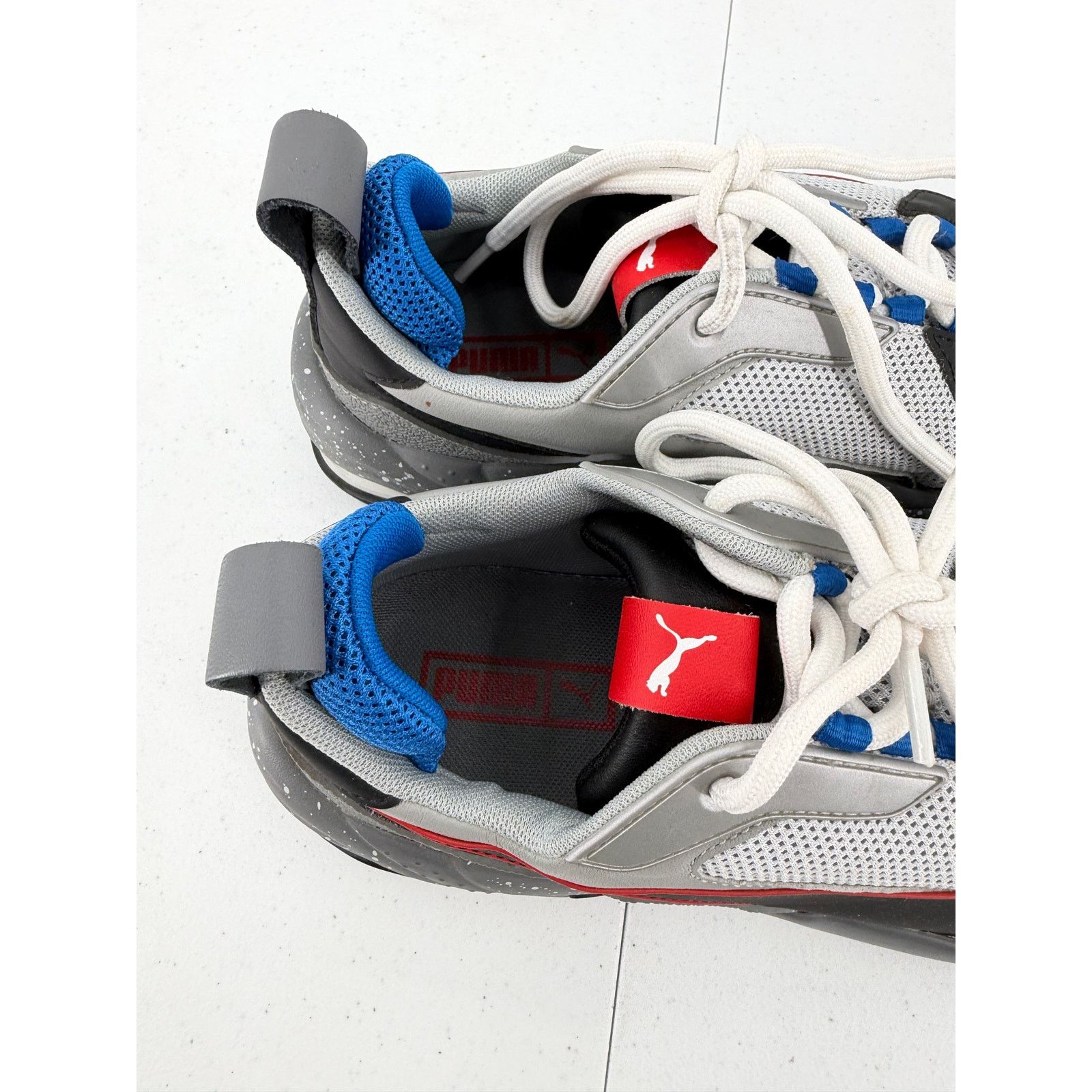 Puma Puma Men's Thunder Electric Gray Blue Low-Top Sneakers 10 Size US 10 / EU 43 - 4 Thumbnail