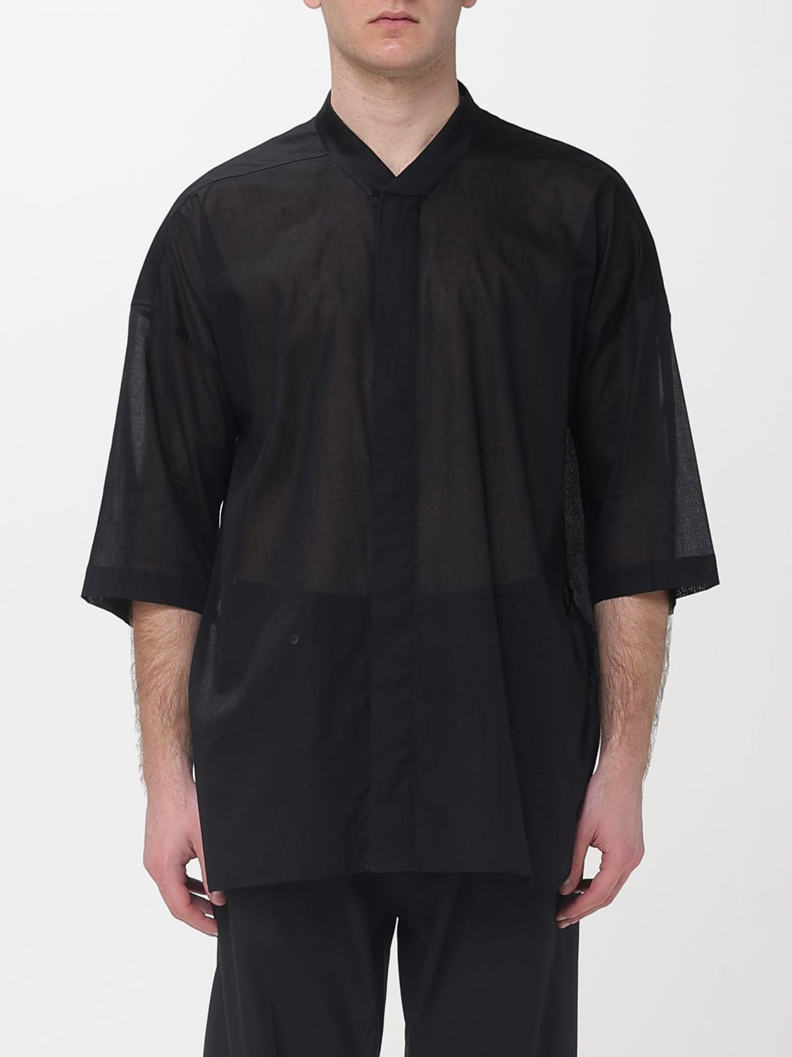 Rick Owens Rick Owens Shirt Men Black Size US S / EU 44-46 / 1 - 1 Thumbnail