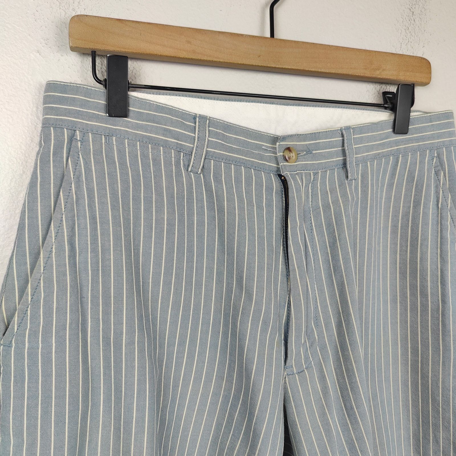 Polo Ralph Lauren Vintage Polo Ralph Lauren Prospect Shorts Mens 31 Blue White Size US 31 - 2 Thumbnail