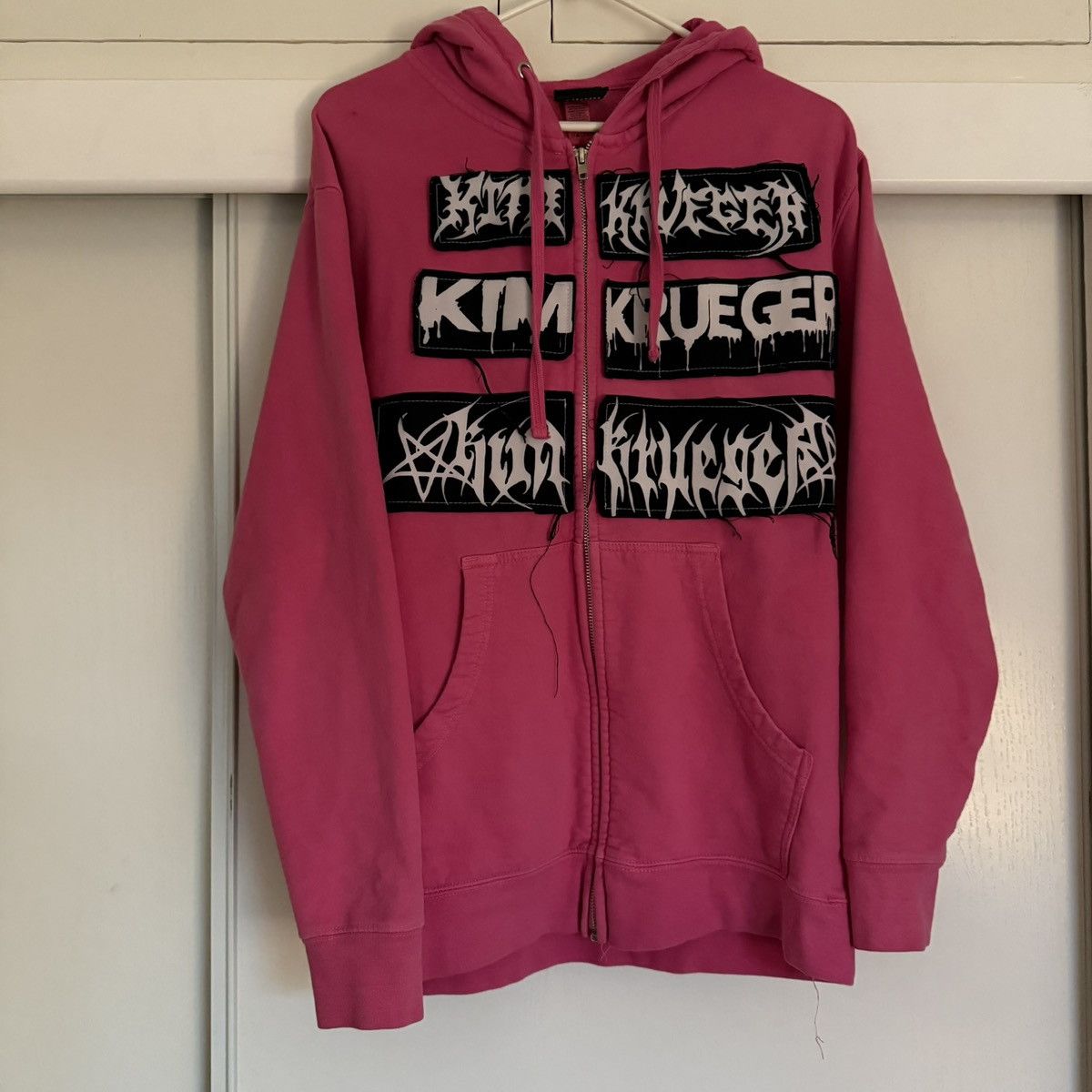 Kim Krueger Kim Krueger Rare Signed Pink Zip-Up Size US M / EU 48-50 / 2 - 1 Thumbnail