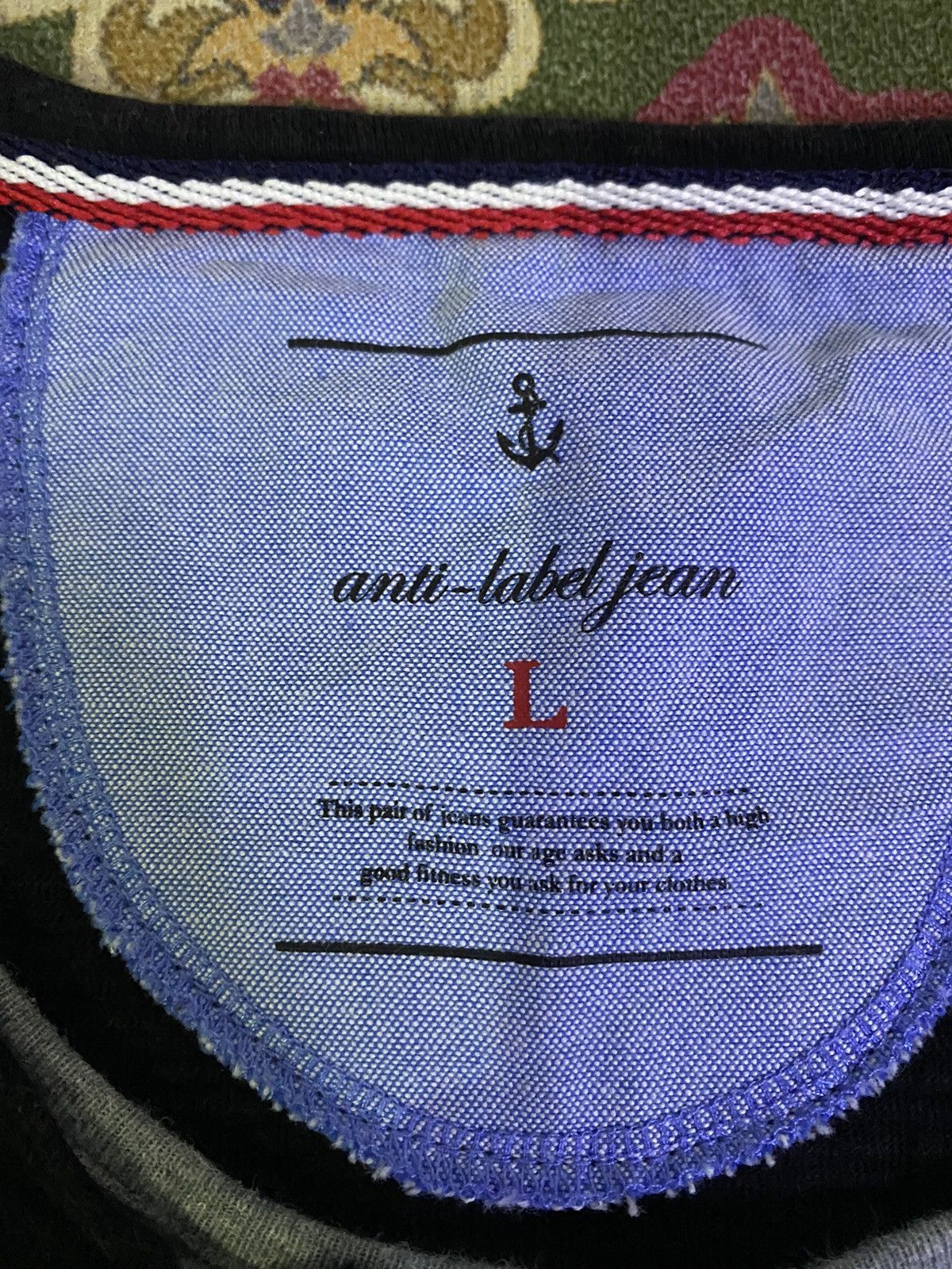 Japanese Brand × Vintage Japanese Brand Anti-Label Jean Double Layer Tee Size US S / EU 44-46 / 1 - 4 Thumbnail