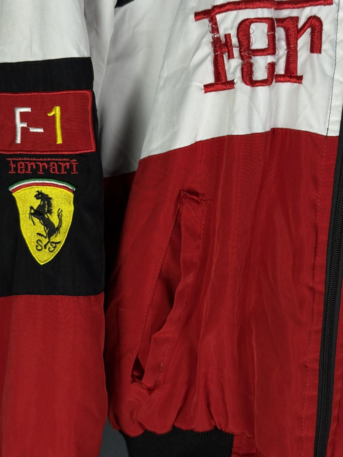 Vintage Vintage Ferrari Racing Jacket F1 Bomber Retro Size US M / EU 48-50 / 2 - 12 Thumbnail