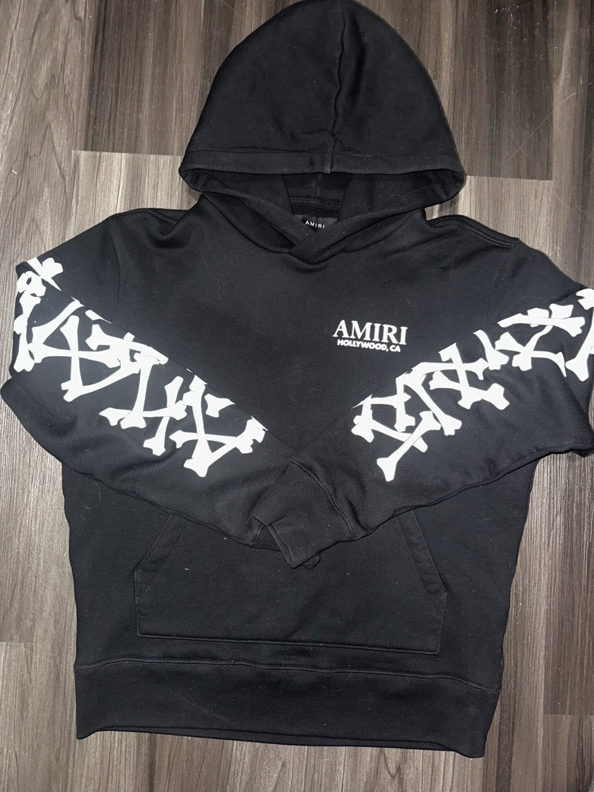 Amiri Amiri Bones Stacked Hoodie Size US S / EU 44-46 / 1 - 3 Thumbnail