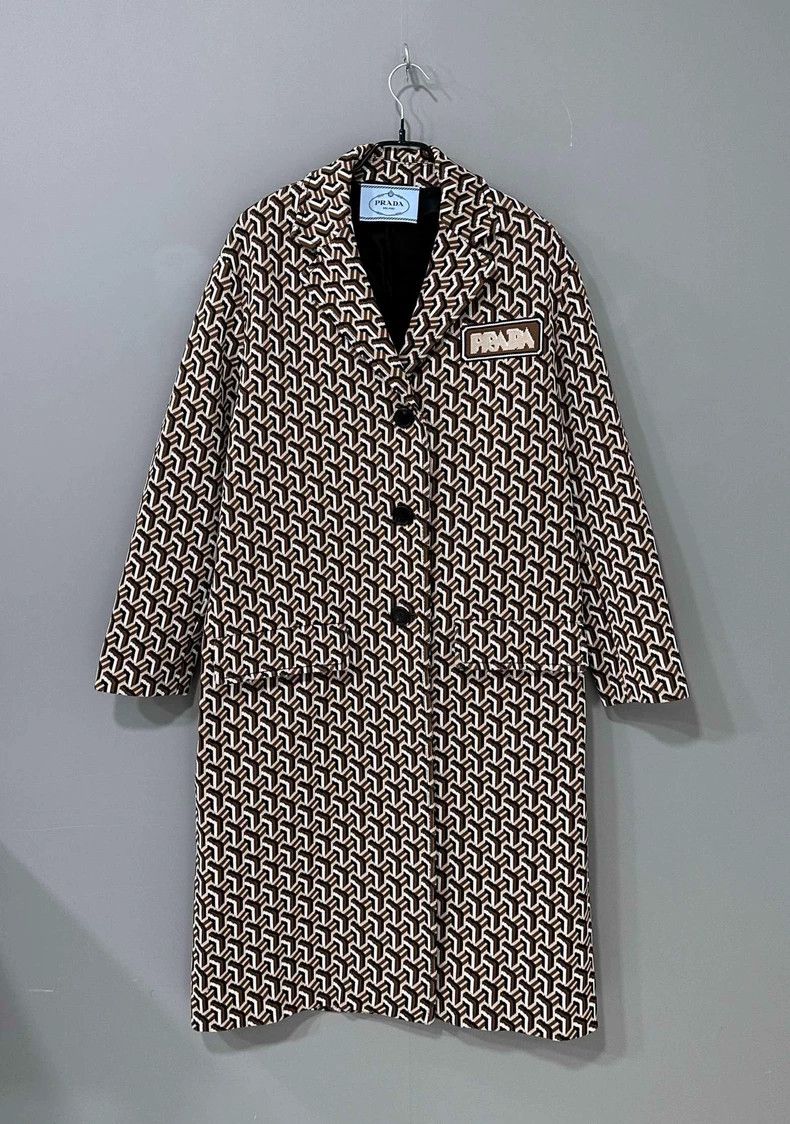 Prada Prada Man Ingoya old flower coat 2502-Nextarrow Size US XXS / EU 40 - 1 Thumbnail