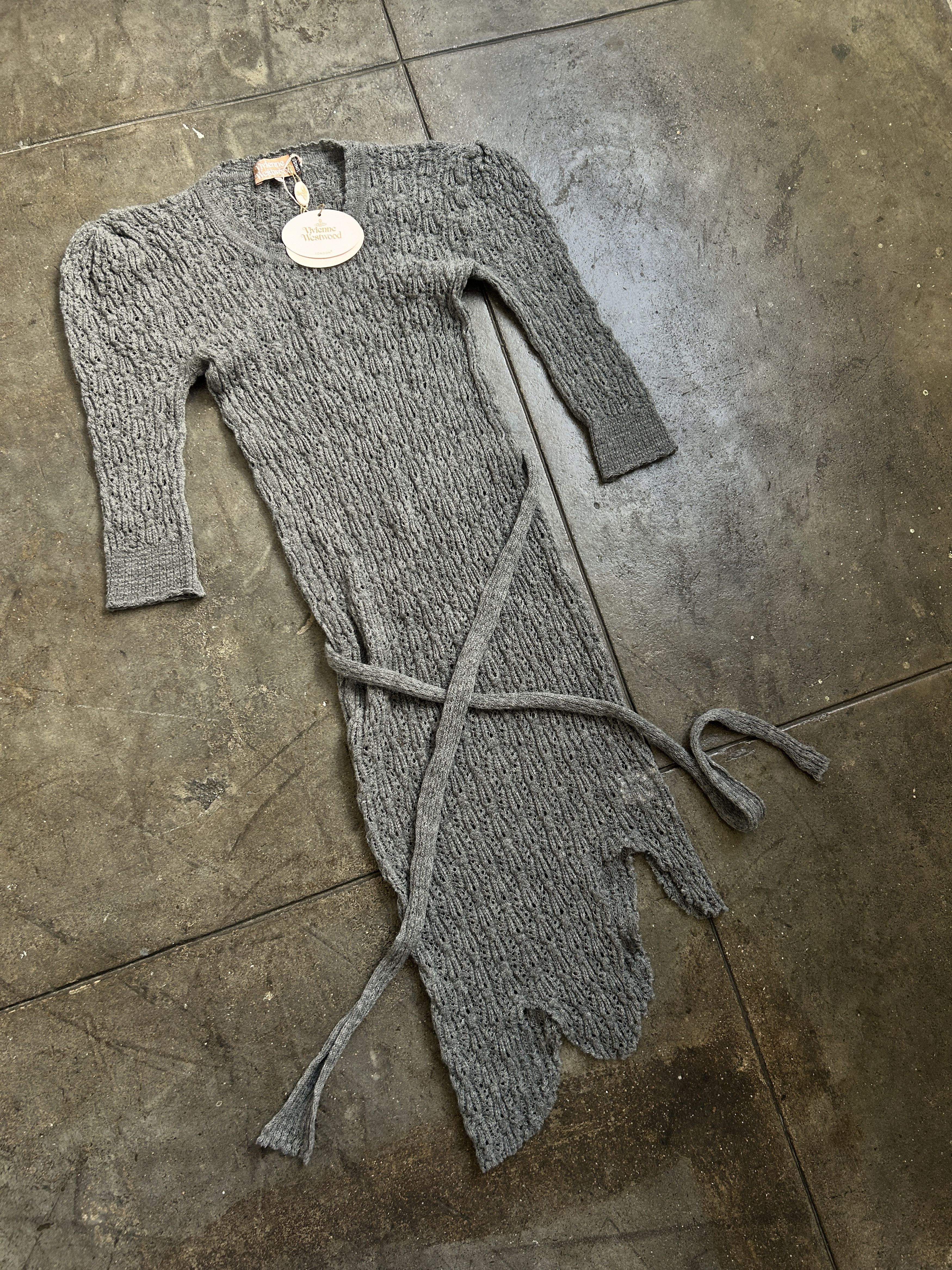 Vivienne Westwood 1320$ A/W 2017 Frost Dress in Wool w/ Cool Details Size S / US 4 / IT 40 - 1 Thumbnail