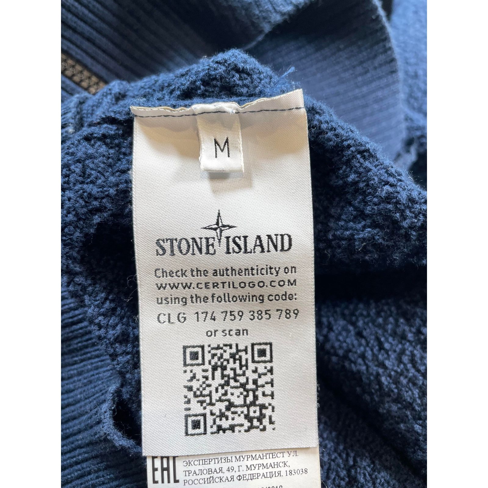 Stone Island Stone Island Zip Up Blue Hoodie Size US M / EU 48-50 / 2 - 8 Thumbnail