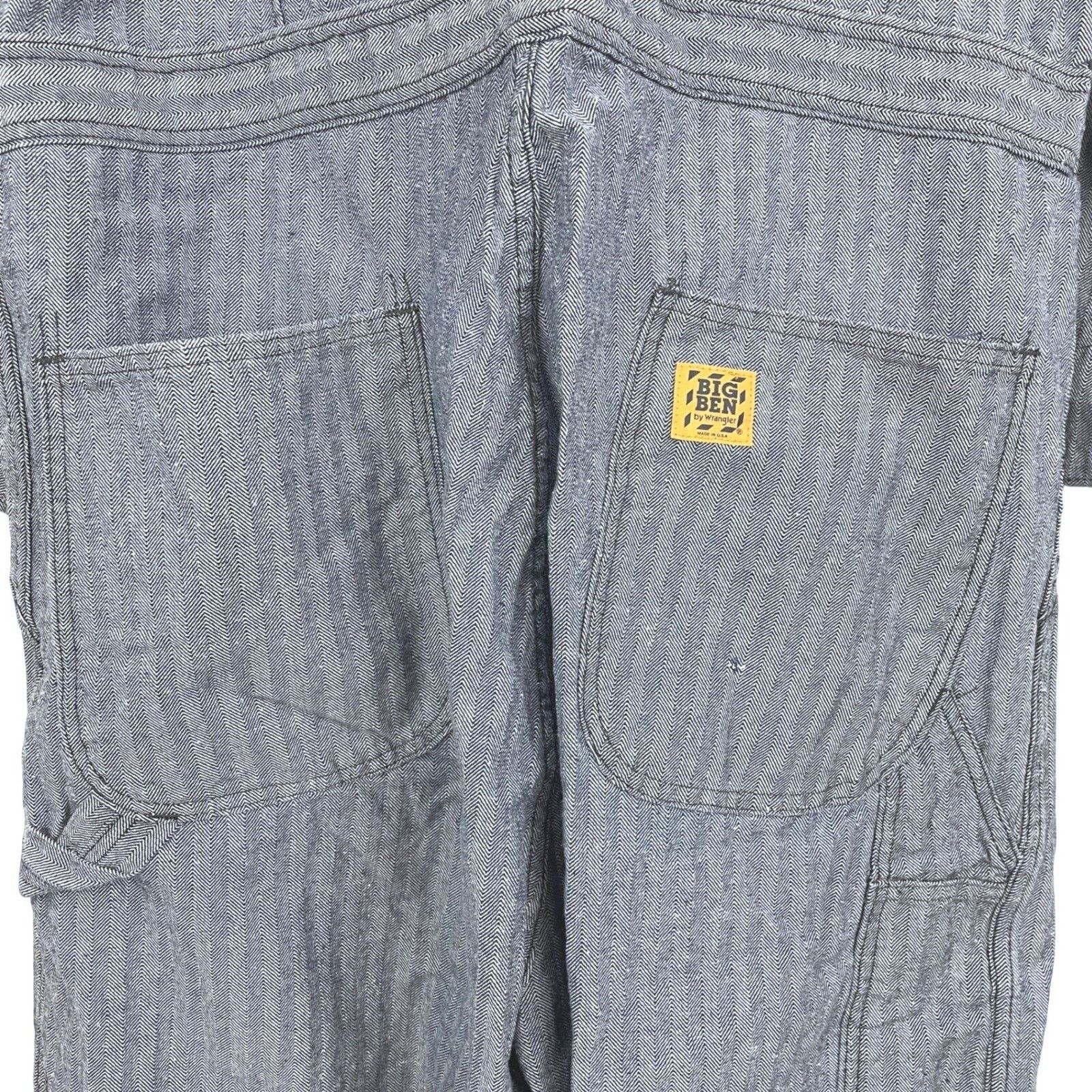 Vintage Mens BIG BEN Coveralls (48R) Herringbone Cotton Utility Size US 44 / EU 60 - 5 Thumbnail