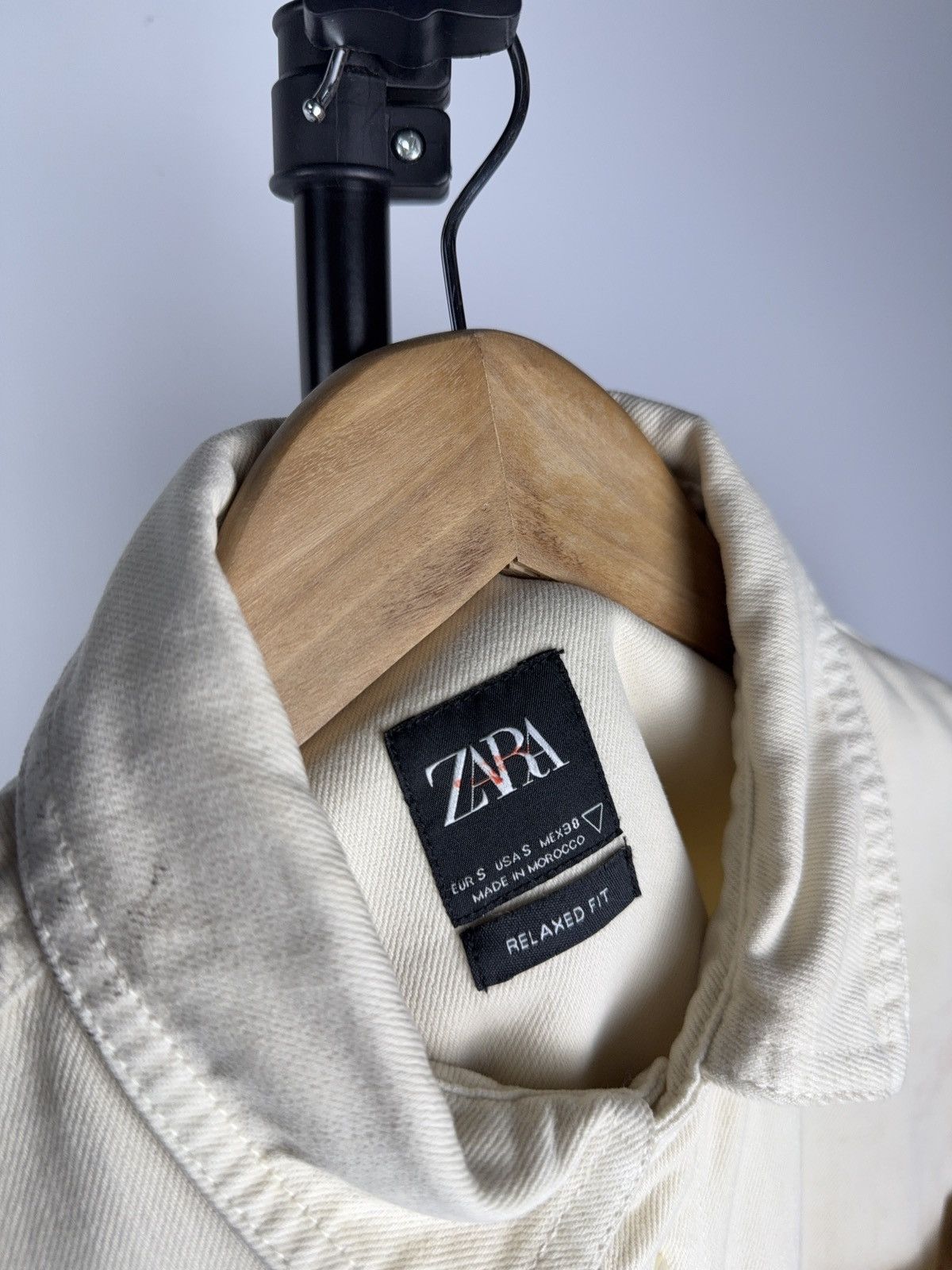 Zara Avant Garde ZARA / Raf Simons style ART Cotton Heavy Shirt Size US S / EU 44-46 / 1 - 9 Thumbnail