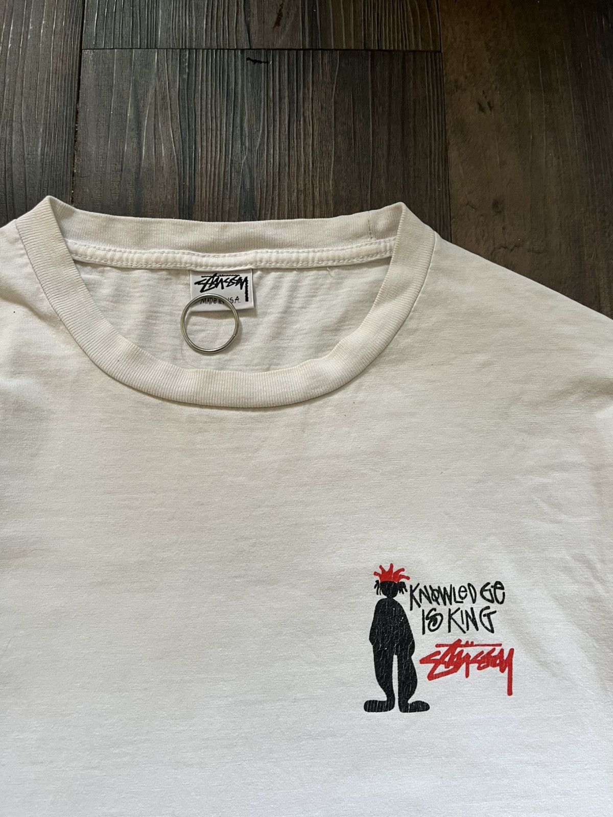 Stussy Stussy Knowledge Is King Tee (M) Size US M / EU 48-50 / 2 - 2 Thumbnail