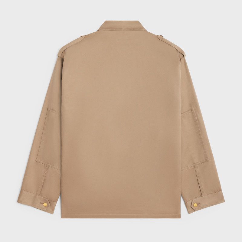 Celine o1w1db10526 2W04B6 Saharienne Jacket in Camel Size XXS / US 00 / IT 34 - 2 Thumbnail
