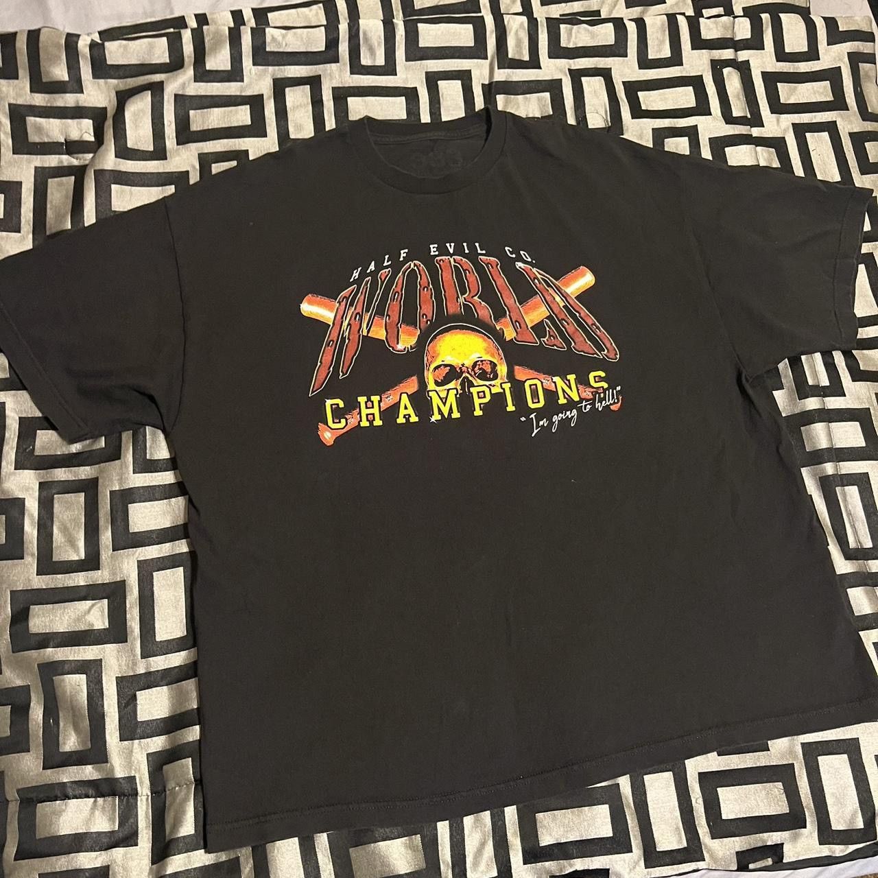 Other HALF EVIL WORLD CHAMPS TEE Size US XXL / EU 58 / 5 - 1 Thumbnail