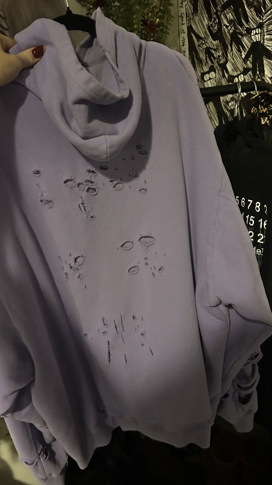 Balenciaga Balenciaga Destroyed Hoodie Size US S / EU 44-46 / 1 - 5 Thumbnail