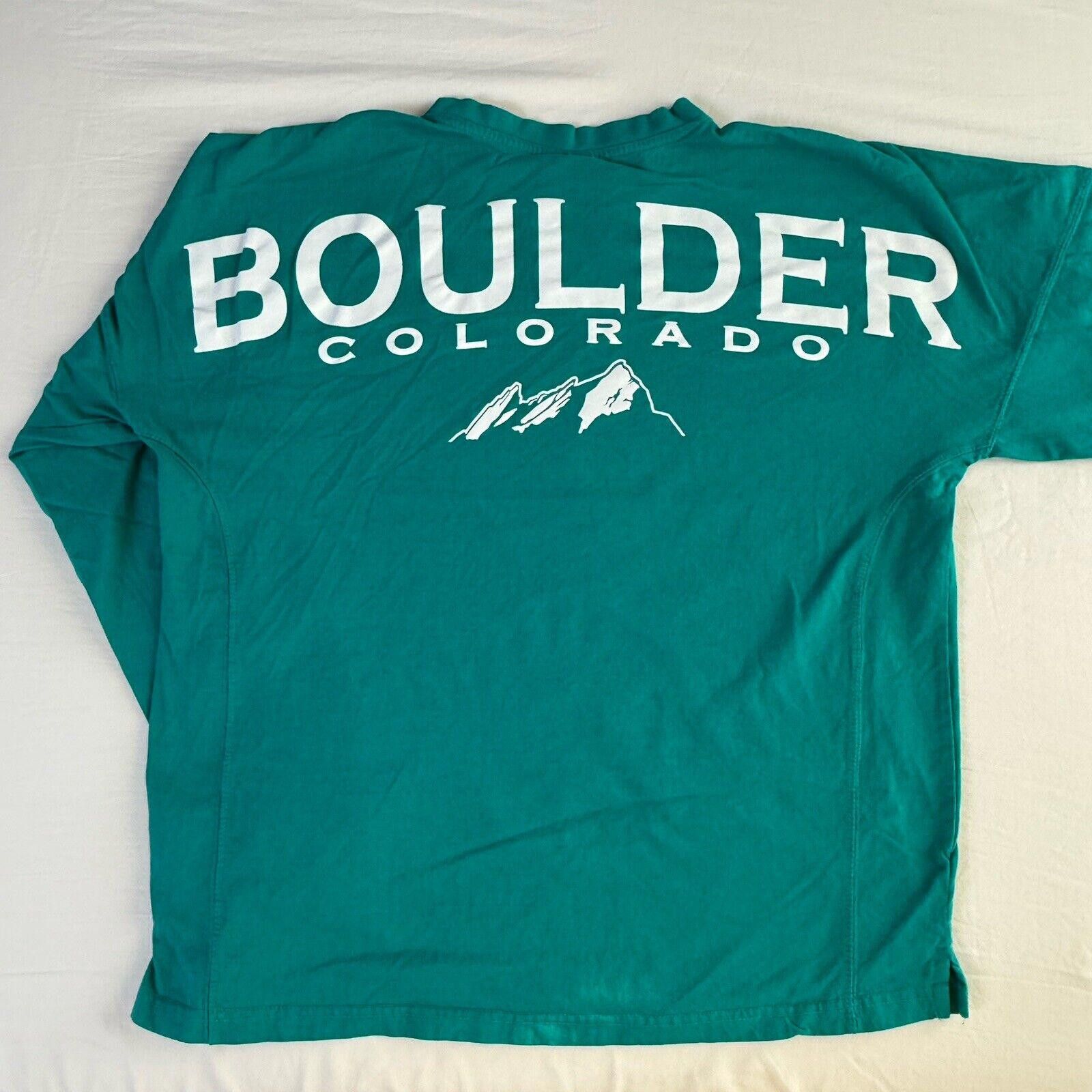 Designer Vtg Boulder Colorado Spell Out Long Sleeve Shirt XL Grail Size US XL / EU 56 / 4 - 9 Thumbnail