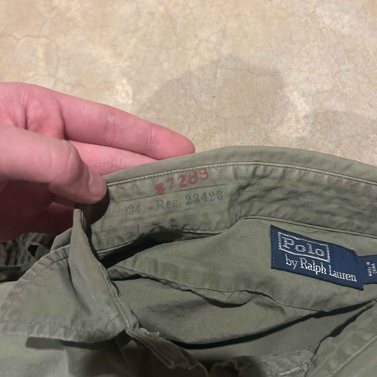 Polo Ralph Lauren × Vintage Vintage Polo Ralph Lauren Stenciled Safari Button Up Shirt Size US L / EU 52-54 / 3 - 7 Thumbnail