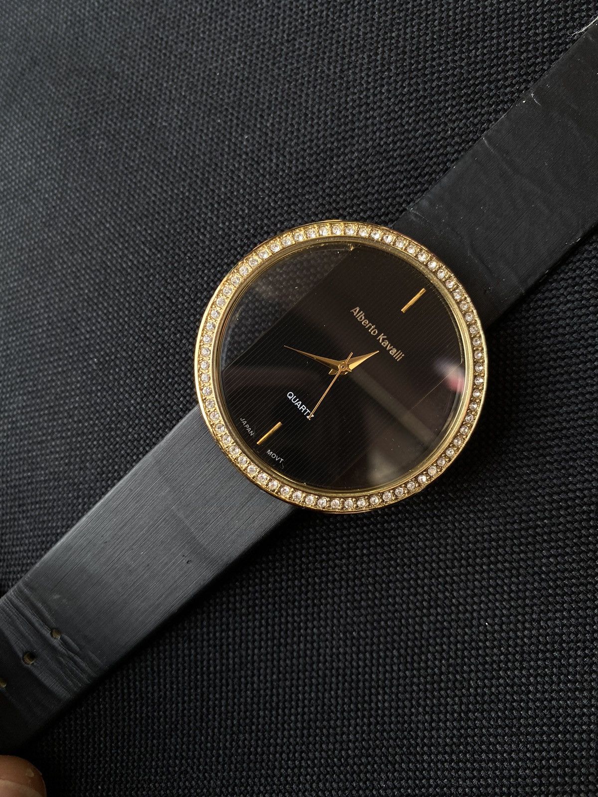 Japanese Brand × Vintage Alberto Kavalli Gold Watch | Japanese Quartz Size ONE SIZE - 7 Thumbnail