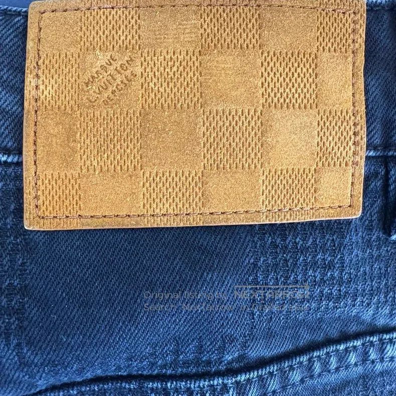 Louis Vuitton Louis Vuitton FW24 Dark Checker Jeans Size US 31 - 6 Thumbnail