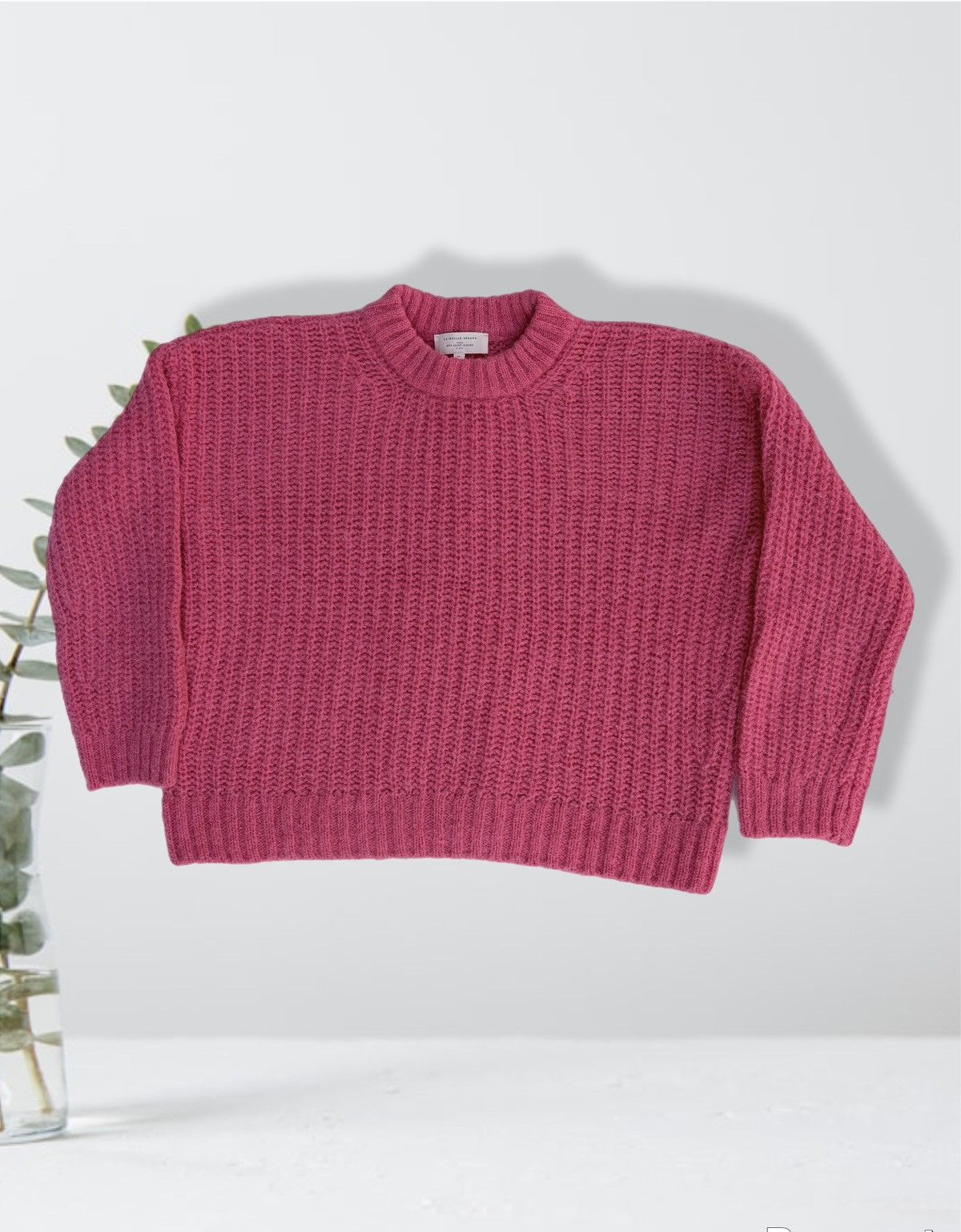 Sezane La Maille Sezane Wool Alpaca Knitted Sweater Oversized Pink Size M / US 6-8 / IT 42-44 - 1 Thumbnail