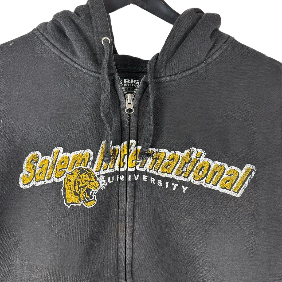 Vintage Vintage Y2K Salem International College Full Zip Hoodie Size US XXL / EU 58 / 5 - 2 Thumbnail