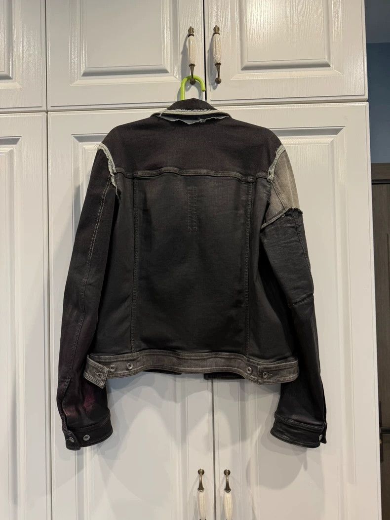Rick Owens rick owens Patchwork brush wax red wax jacket Size US M / EU 48-50 / 2 - 2 Thumbnail