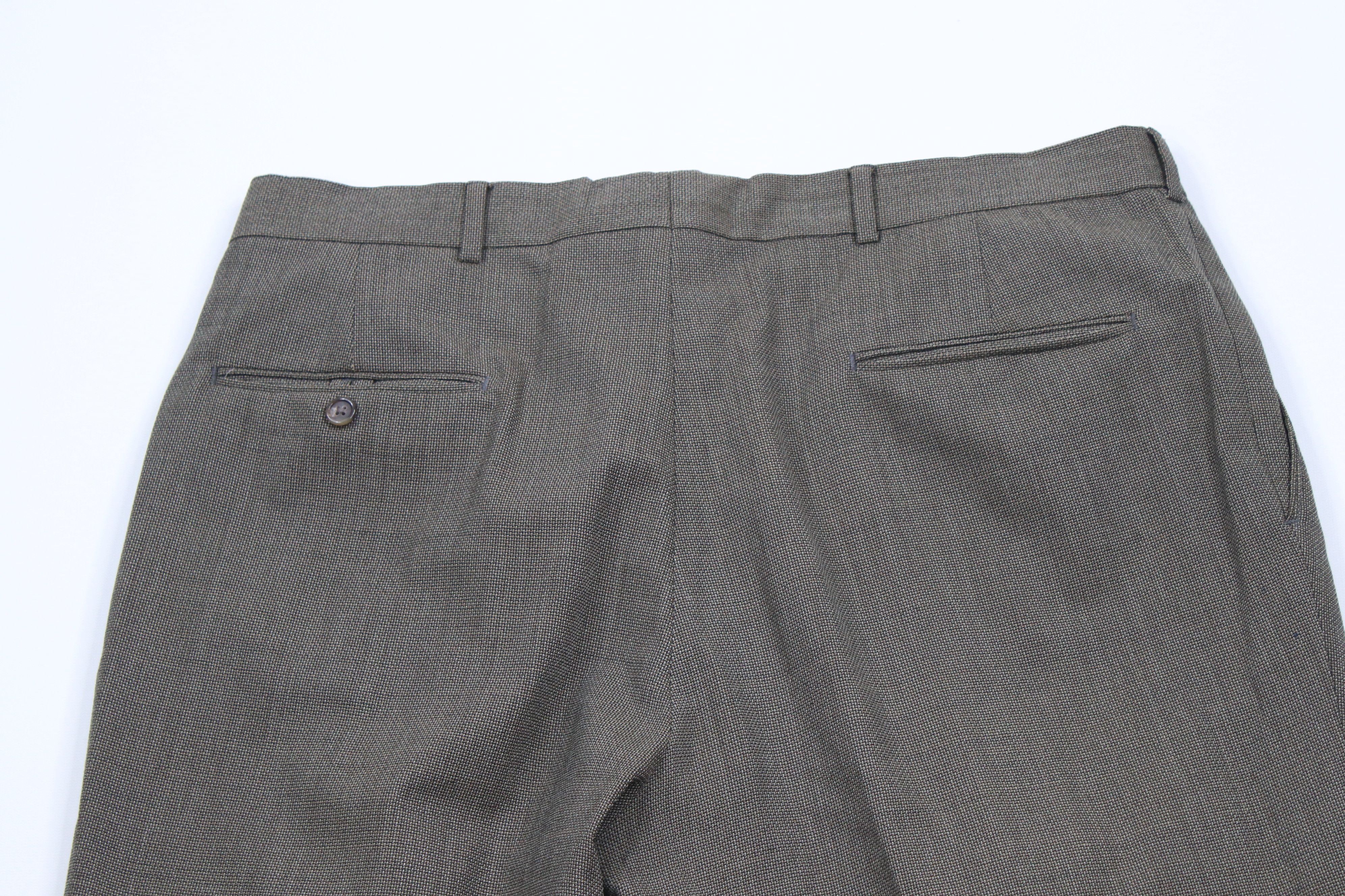 Vintage Vintage 90s Streetwear Pure Virgin Wool Tweed Chino Pants Size US 36 / EU 52 - 13 Thumbnail