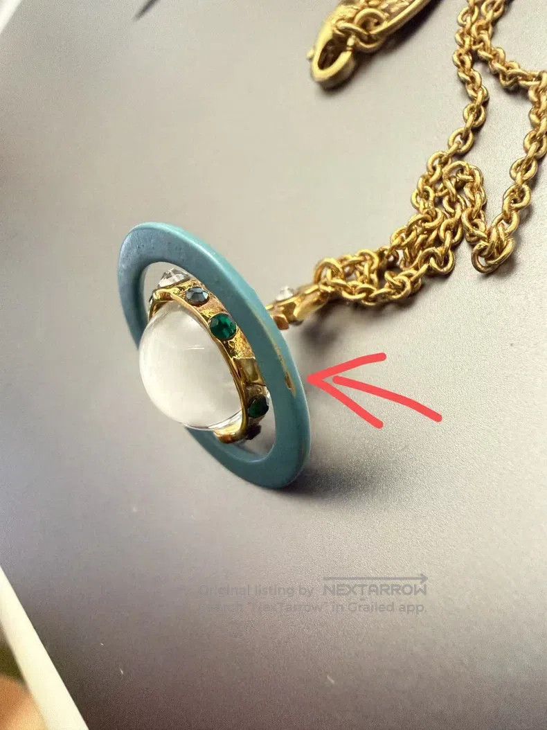 Vivienne Westwood Vivienne Westwood Saturn Colorful Orb Necklace Size ONE SIZE - 4 Thumbnail