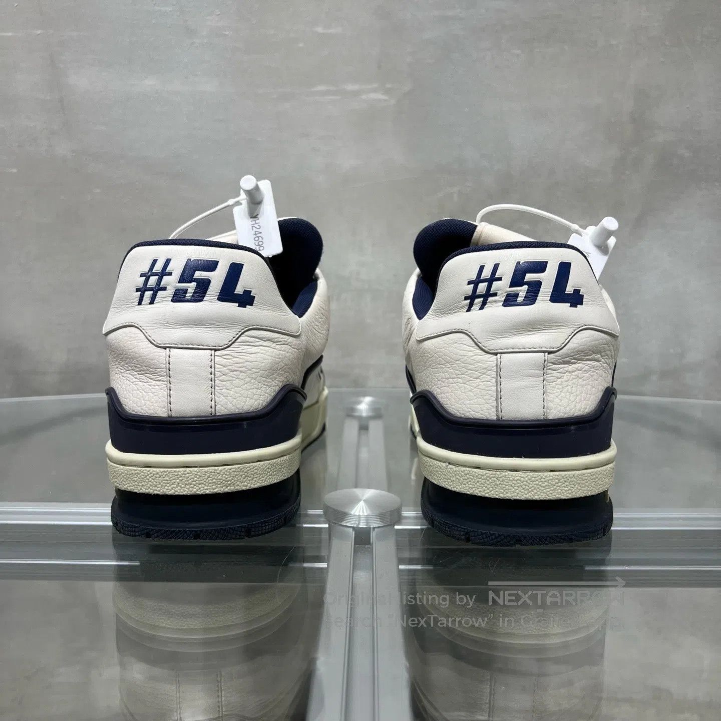 Louis Vuitton Louis Vuitton LV Trainer White and Blue shoes Size US 9.5 / EU 42-43 - 6 Thumbnail