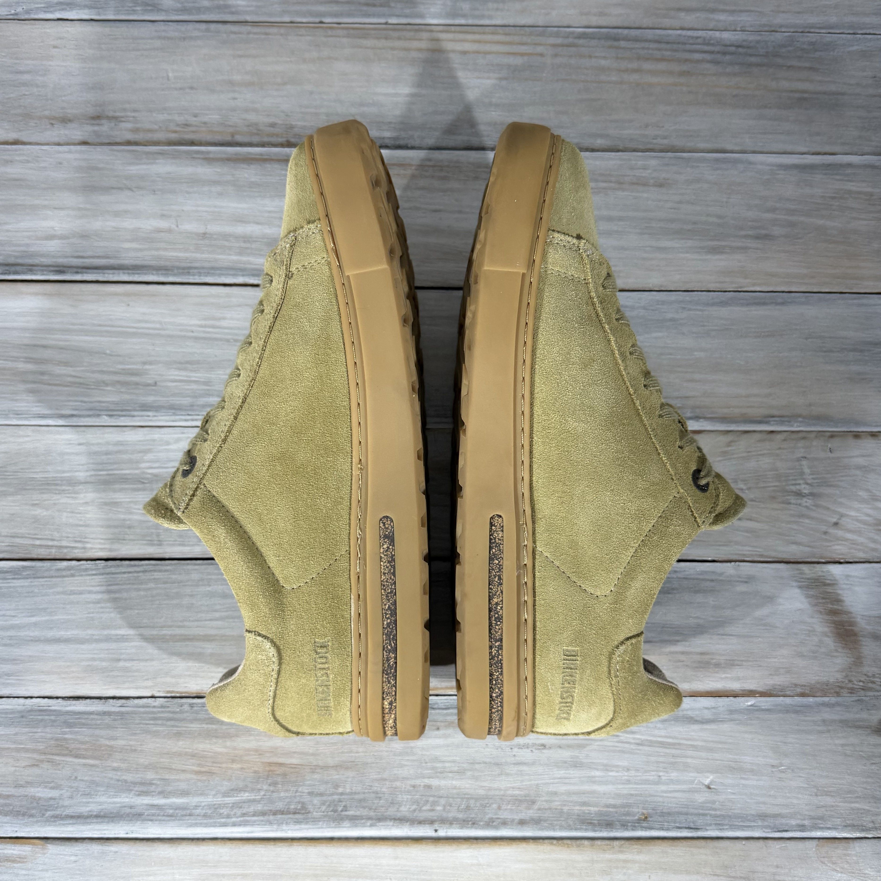 Birkenstock BIRKENSTOCK Bend Low Trainers Khaki Sneakers Suede Leather Size US 7 / IT 37 - 19 Thumbnail