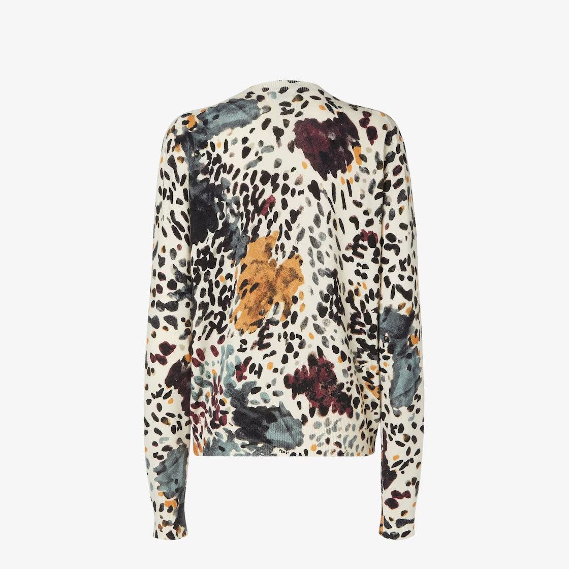 Fendi os11x0526 Wool Sweater in Multicolor Size XS / US 0-2 / IT 36-38 - 2 Thumbnail