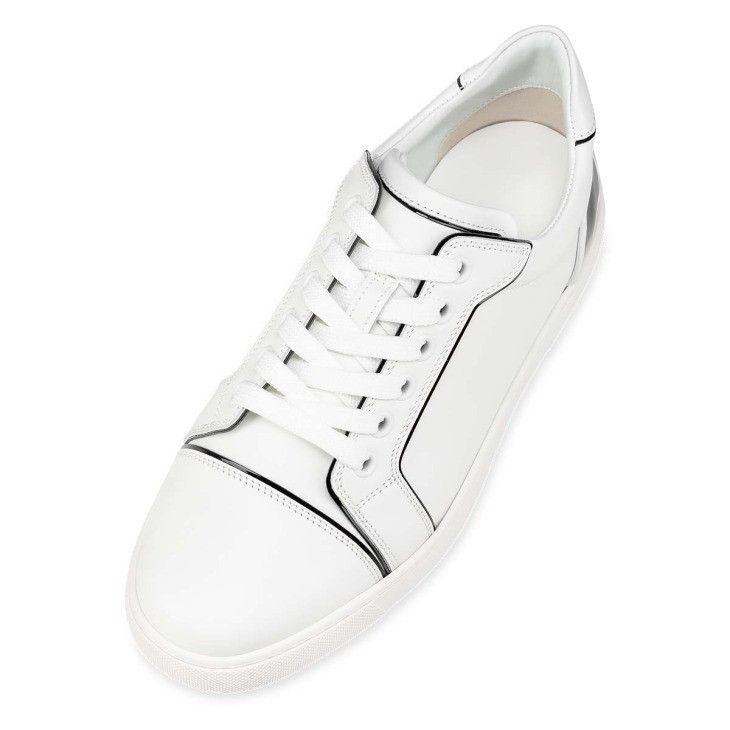 Christian Louboutin o1s1wg110125 Fun Vieira Sneakers in White Size US 7 / IT 37 - 3 Thumbnail